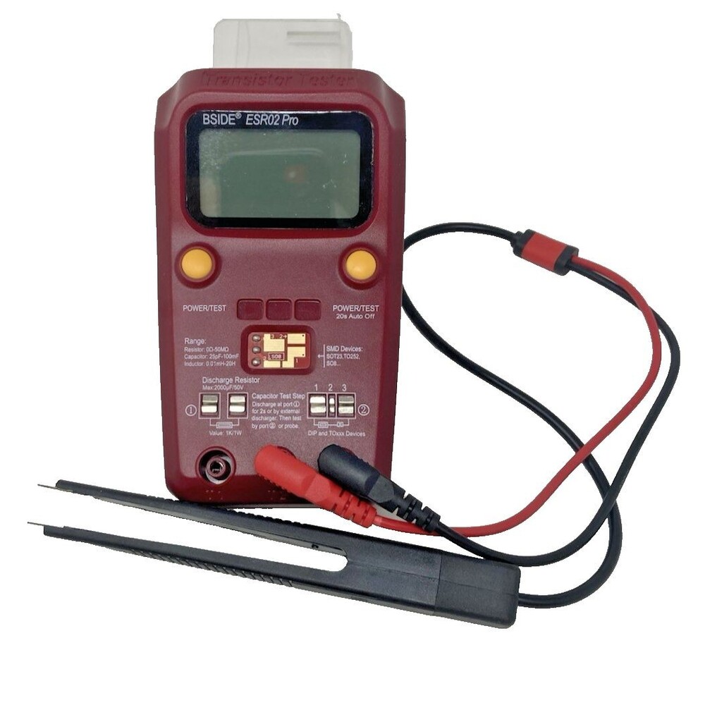 B Side Esr02 Pro Multi-Purpose Transistor Tester Smart Diode Triode Capacitor